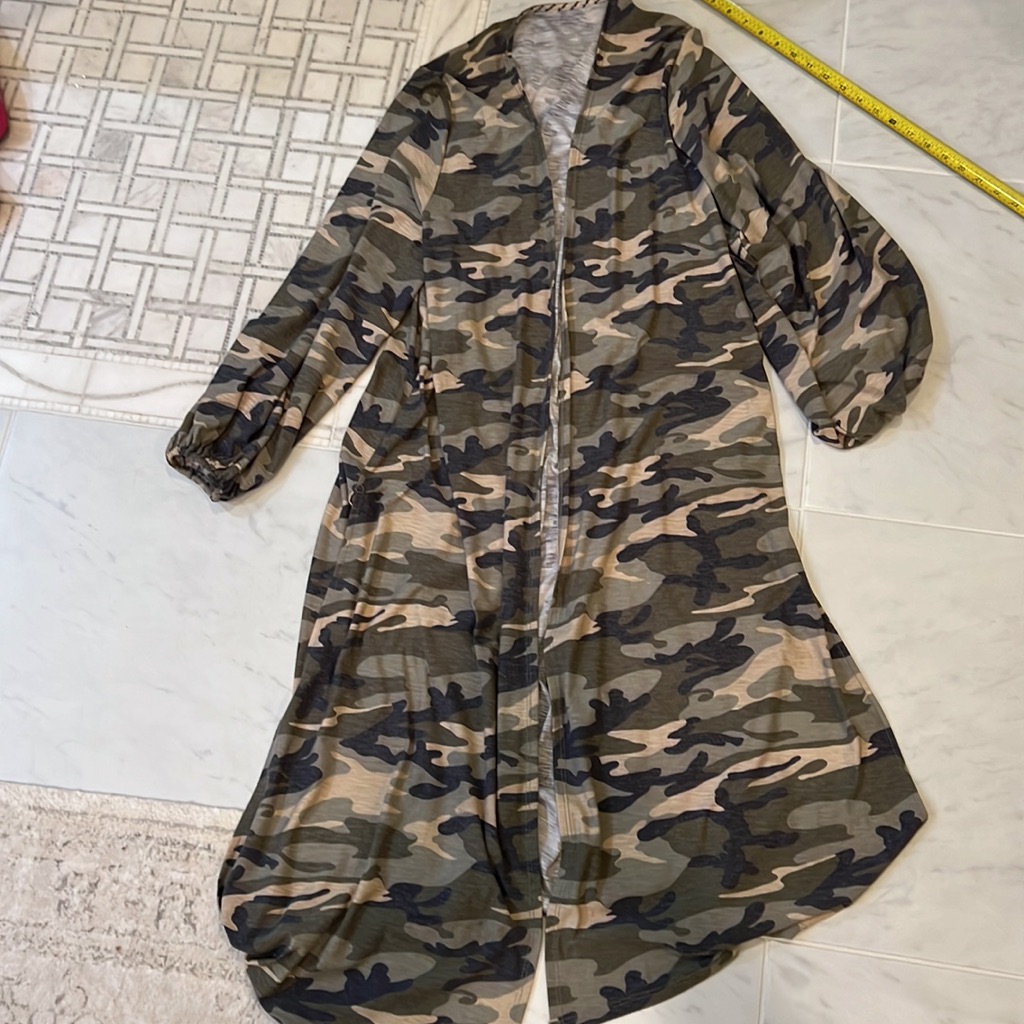 Camo Duster Jacket